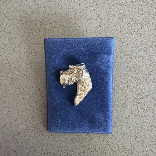 Dog pin miniature - pin, schnauzer