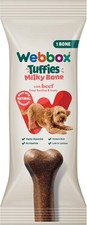 Webbox Tuffies Milky Bone Dog