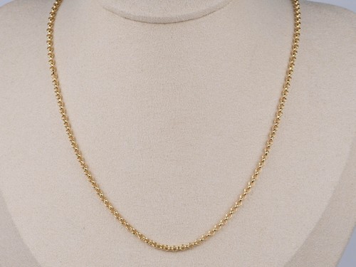 14k gold 3mm rolo - 14k,