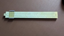 Vintage slide rule with