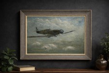 Large Unsigned Oil Painting Of