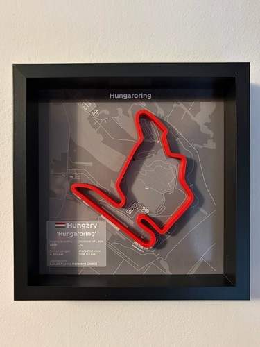 Race track box frame 3d - race,