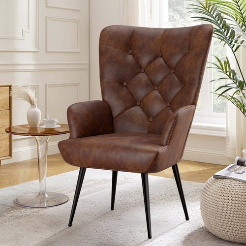 Velvet accent armchair with - velvet,
