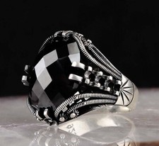 Sterling silver 925 men ring - silver,