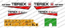 TEREX HD1000 DUMPER DECALS
