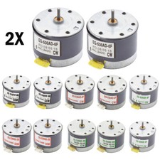2pcs 530 Motor DC 6V 9V 12V