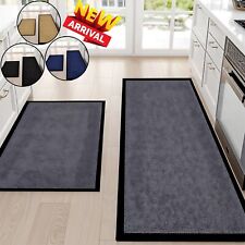 Non Slip Rubber Backed Door Mat Indoor Outdoor Hallway Runner Rug Washable Rugs