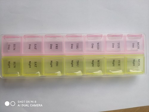 7day pills box - pills, tablet