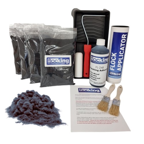 Flocking kit anthracite - flocking, grey