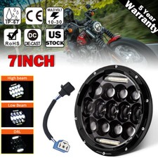 7" Inch 75W Round LED