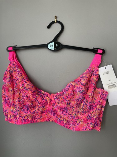 Vibrant neon pink - pink, bra