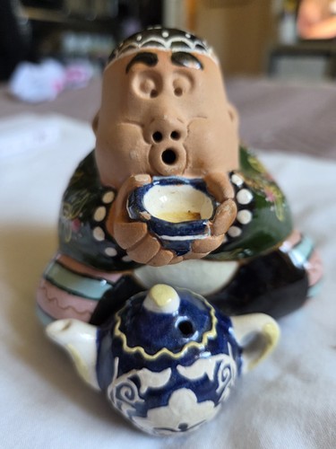 Vintage uzbek hand painted - vintage,