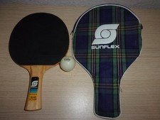 Sunflex Table Tennis bat.ball and case
