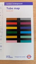 2009 Dec 'Earth' Richard Long London Underground Tube Map Mint Condition