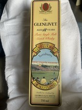 Glenlivet Metal Scotch Whiskey