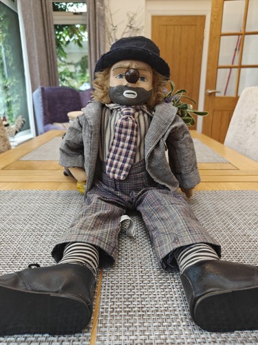 Hobo clown doll with - clown,