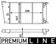 Mahle Radiator PREMIUM LINE -
