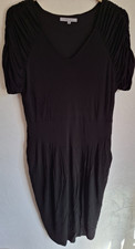 Chesca black drape dress size