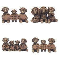 Hughie Highland Cow Ornaments