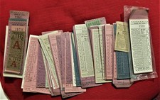 136 vintage bus tickets