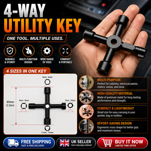 Multifunction wrench - 4, in