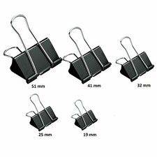 12 x Bulldog Foldback Clips 51
