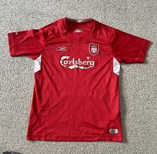 Liverpool Football Shirt 2005/06 Home Kit Reebok Kids Unisex Age 130/132 Kids L