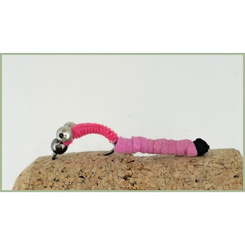 Pink barbless carp worm - 4,