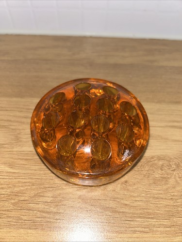 Vintage art devi amber - art, glass