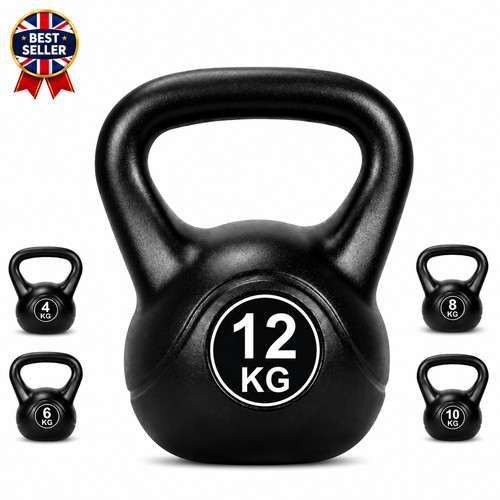 12kg vinyl kettlebell weight - kettlebell,