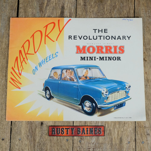 Original car brochure morris - original,