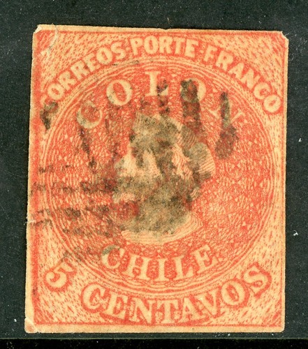 Chile 1865 columbus rose - chile,