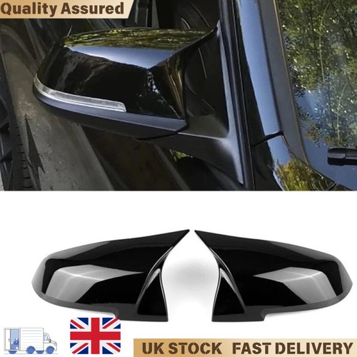 Gloss black wing mirror - 2x,