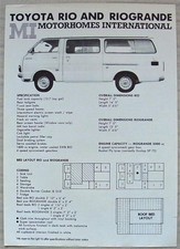 TOYOTA RIO & RIOGRANDE MOTOR