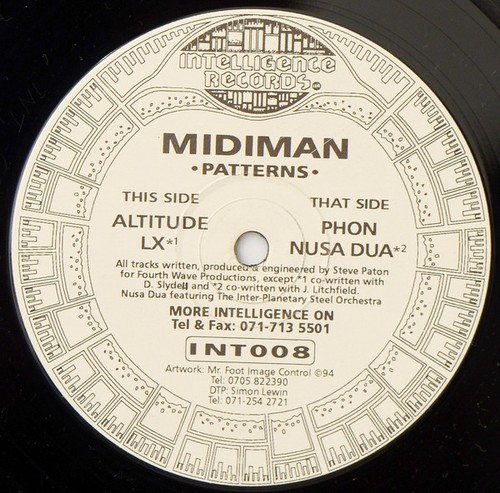Midiman patterns used - midiman,
