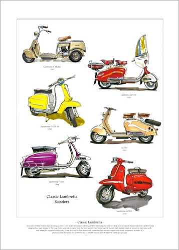 Classic lambretta scooters - classic,