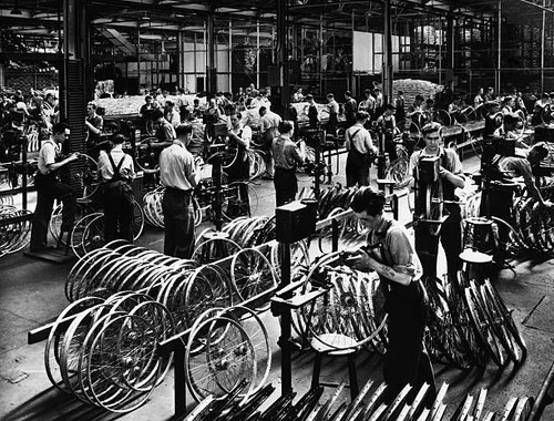 Raleigh bicycle factory 1900s - raleigh,