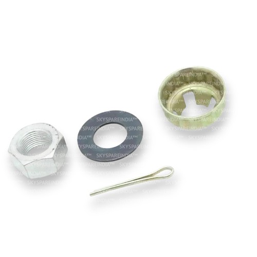 Rear wheel axle hub nut - wheel,