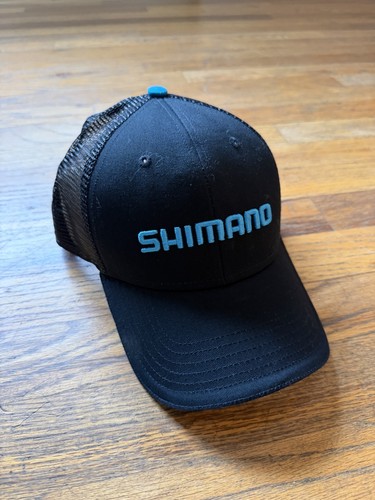 Shimano logo trucker hat black - logo,