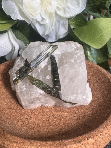 Natural unpolished quartz and - quartz,