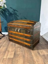 Victorian Steamer Travel Chest / Trunk