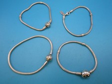 4 x Pandora Silver Charm