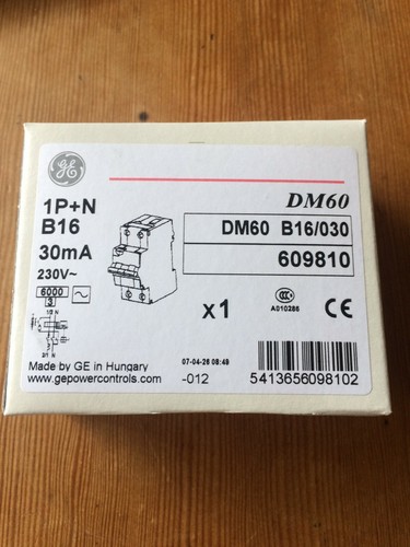 Amp dm60 rcbo 2 - ge,
