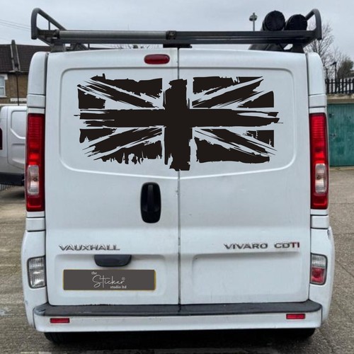 Union jack car - car/van, decal