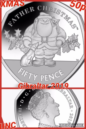 Gibraltar coin 50p - gibraltar,