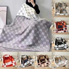 New Plaid Cashmere Throw