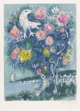 Marc chagall angel - marc, bay