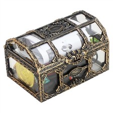 Clear Plastic Treasure Chest