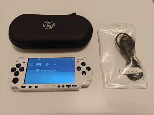 Psp 2000 white black hybrid - psp, white-black
