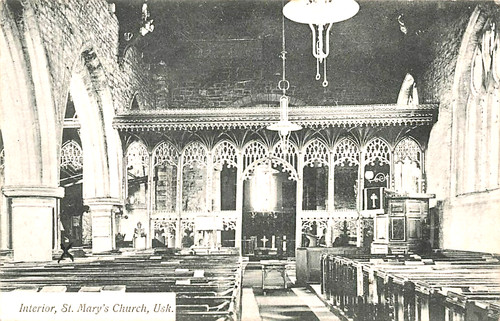 Early usk mary church - usk,